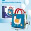 hahaland Stoffbuch Baby Spielzeug ab 0 6 Monate Schwarz Weiß Buch mit Spiegel,Kontrast Stoffbücher 0 Monate Baby Bücher Kinderwagen Spielzeug ab 0 3 6 12 Monate Geschenk für Jungen Mädchen