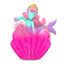INKEE Surprise GALUPY MERMAID | 3er Pack Badebomben Kinder mit Überraschung, 3x Meerjungfrau Badekugeln kinder mit Zuckerwatte Aroma, Einhorn Spielzeug,