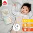 Fehn Fühlbuch Oktopus - Buggybuch aus Stoff mit Meerestier Motiven - Babyspielzeug Buch mit Quietsche, Raschelpapier und Spiegel - Babybuch 8 Seiten - Stoffbuch für Babys und Kleinkinder ab 0+ Monaten