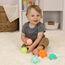 INFANTINO Texturierte Bälle im Set für die Sensorische Entwicklung für Kinder ab 6 Monaten, Sensorik Spielzeug, Förderung der motorischen Fähigkeiten, Multicolored, 6 Stück