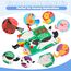 beiens Babybuch Baby Spielzeug 0 3 6 Monate,knisterbuch stoffbuch fühlbuch Baby bücher Quiet Book sensorik Kinderwagen Spielzeug Kette für Geschenk Junge mädchen