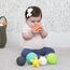 INFANTINO - Strukturiertes 6-teiliges Mehrball-Set für Babys - Sensorik Spielzeug - Mehrere Farben - Größen & Formen - Förderung der motorischen Fähigkeiten - Sensorische Erkundung - Ab 6 Monaten +