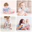 Vicloon Stoffbuch für Babys,Bilderbuch aus Stoff mit Tiere,frühe Entwicklung Baby Tuch Bücher,Wahrnehmungs-Lernspielzeug,Geschenke für Babys-KaninchenStil