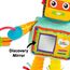 Lamaze LC27089 Baby Spielzeug Rusty, der Roboter Clip & Go, das hochwertige Kleinkindspielzeug. Der quietschbunte Greifling ist das perfekte Kinderwagenspielzeug und Kuscheltier für Babys, L27089