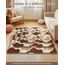 Lambluefly Krabbelmatte Baby Faltbar, Verdickte Krabbeldecke für Baby 200x180cm, Anti Rutsch Matte, Maschinenwaschbare, Spielmatte Faltbar, Babymatte Krabbelmatte für Laufgitter, Design im Bohème-Stil