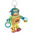 Lamaze LC27089 Baby Spielzeug Rusty, der Roboter Clip & Go, das hochwertige Kleinkindspielzeug. Der quietschbunte Greifling ist das perfekte Kinderwagenspielzeug und Kuscheltier für Babys, L27089