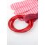 Sigikid Greifling Oktopus, RedStars Babyspielzeug mit Rassel und Ringen: greifen, entdecken, spielen, für Babys ab Geburt, Art.-Nr. 42920, rosa-rot, 18x8x2 cm