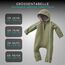 ALAVYA HOME® WALKOVERALL, Baby Wollwalk-Overalls aus Natur 100% Bio-Schurwolle Wollfleece mit Reißverschluss, Walk Woll-Anzug für Kleinkind und Baby - Pastel Khaki 62/68