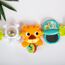 Bright Starts, 9005 Tiger Kinderwagenkette mit Lichtern, 4 Melodien, Spiegel und mehr, leicht anzubringen