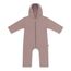 emma & noah Overall Baby, Mitwachsend, Baby Anzug mit Kapuze, Umschlagbare Beine und Ärmel, Wattiert und Gefüttert, Weich und Warm, Ideal für Herbst, Winter und Frühling (Essential Berry, 62/68)