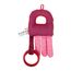 Sigikid Greifling Oktopus, RedStars Babyspielzeug mit Rassel und Ringen: greifen, entdecken, spielen, für Babys ab Geburt, Art.-Nr. 42920, rosa-rot, 18x8x2 cm