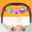Bright Starts, Kinderwagenkette mit Lichtern und Melodien, Eule und Vogel