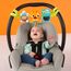 Bright Starts, 9005 Tiger Kinderwagenkette mit Lichtern, 4 Melodien, Spiegel und mehr, leicht anzubringen