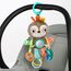 Bright Starts, Spielzeug für Den Kinderwagen, faultier - mit Rassel, Spiegel und Taggie Schlaufen