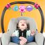 Bright Starts, Kinderwagenkette mit Lichtern und Melodien, Eule und Vogel