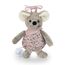 Sterntaler Spieluhr Maus Mabel aus kuscheligem Flausch, Jersey und Polycotton, sanft wiegend mit Zauberflöten-Melodie, Reißverschluss zum Herausnehmen – 25 × 20 × 9 cm, Mehrfarbig