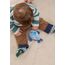 SIGIKID 41172 Rassel Wal Red Stars Mädchen und Jungen Babyspielzeug empfohlen ab Geburt blau