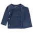 Noppies Unisex Baby U Tee Overlap Ls Rib Nanyuki T Shirt, Navy Melange - P758, 62 EU