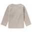 Noppies Unisex Baby U Tee Overlap Ls Rib Nanyuki T Shirt, Taupe Melange - P757, 74 EU
