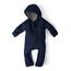 Ehrenkind® WALKOVERALL | Baby Wollwalk-Overalls aus Merino Schurwolle mit Reißverschluss | Walk Wolle Woll-Anzug für Kleinkind und Baby | Blau Gr. 86-92