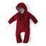 Ehrenkind® WALKOVERALL | Baby Wollwalk-Overalls aus Merino Schurwolle mit Reißverschluss | Walk Wolle Woll-Anzug für Kleinkind und Baby | Rot Gr. 98-104