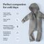Ehrenkind® WALKOVERALL | Baby Wollwalk-Overalls aus Merino Schurwolle mit Reißverschluss | Walk Wolle Woll-Anzug für Kleinkind und Baby | Waldgrün Gr. 62-68