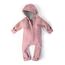Ehrenkind® WALKOVERALL | Baby Wollwalk-Overalls aus Merino Schurwolle mit Reißverschluss | Walk Wolle Woll-Anzug für Kleinkind und Baby | Altrosa Gr. 98-104