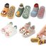 angelikashalala 5 Paar Baby rutschfeste Socken, Anti Rutsch Babysocken with Cartoon Tiermotive für Baby Mädchen Jungen Kinder(0-12 Monate)