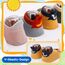 angelikashalala 5 Paar Baby rutschfeste Socken, Anti Rutsch Babysocken with Cartoon Tiermotive für Baby Mädchen Jungen Kinder(1-3 Jahre)