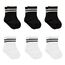 bistyle Baumwolle 6 Paar Baby Socken für Neugeborene Säugling 0-3 Monate bis 2-3 Jahre | Duftend Baby Socken | Jungen Mädchen Kleinkind Socken (as3, age, 0_month, 6_months, Schwarz (Gestreift))