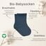 bistyle Baumwolle 6 Paar Baby Socken für Neugeborene Säugling 0-3 Monate bis 2-3 Jahre | Duftend Baby Socken | Jungen Mädchen Kleinkind Socken (as3, age, 0_month, 3_months, Anthrazit)