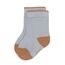 LÄSSIG Unisex Kinder- und Babysocken 3er Set/Hellblau- Karamell Größe 12-14