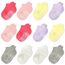 HYCLES Stoppersocken Kinder - 12 Paar Rutschfeste Socken für 0-7 Jahre, Mädchen 1-3 Jahre