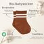 bistyle Baumwolle 6 Paar Baby Socken für Neugeborene Säugling 0-6 Monate bis 3 Jahre | Stopper Nahtlos Socken | Jungen Mädchen Kindersocken (DE/NL/SE/PL, Alter, 6 Monate, 12 Monate, Braun(Gestreift))