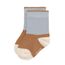 LÄSSIG Unisex Kinder- und Babysocken 3er Set/Hellblau- Karamell Größe 23-26