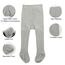 Durio Baby Strumpfhose für Mädchen Baumwolle Kinderstrumpfhose Kinder Strumpfhosen Set Warme Strümpfe Leggings 4 Paar-Weiß Schwarz Hellpink Hellgrau 2-4 Jahre Kinder