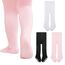 Durio Baby Strumpfhose für Mädchen Baumwolle Kinderstrumpfhose Kleinkind Strumpfhosen Set Leggings Anti-Rutsch Rutschfest Stoppersocken 3 Paar-Schwarz Weiß u. Pink 0-6 Monate