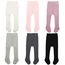 Durio Baby Strumpfhose für Mädchen Baumwolle Kinderstrumpfhose Kinder Strumpfhosen Set Warme Strümpfe Leggings 3 Paar Weiß 2-4 Jahre
