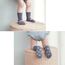 Exemaba Rutschfeste Socken für Baby Mädchen Jungen 5 Paar Kinder Anti Rutsch Socken Sportsocken Stoppersocken(3-5 Jahre, B 5 Farben)