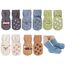 Exemaba Rutschfeste Socken für Baby Mädchen Jungen 5 Paar Kinder Anti Rutsch Socken Sportsocken Stoppersocken(3-5 Jahre, B 5 Farben)