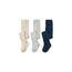 Tiny One Strumpfhose Baby-Mädchen 50/56 Kinder | Allergenfrei, Hergestellt aus Weichster Bio Baumwolle | Set 3x Elastische Babystrumpfhosen mit Rutschfest Bund | Langlebige & Bequem Tights