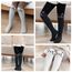 Silkglory Strumpfhose Mädchen,Strumpfhose Baby mit Zweifarbigem Kätzchen Niedliche Dekoration Vollfüßig,3 Stück Weiche Säuglings Leggings Warme Strümpfe für Neugeborene Grau/Schwarz/Weiß 7–9 Jahre