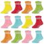 HYCLES Stoppersocken Kinder - 12 Paar ABS Socken Kinder Baby Jungen Kleinkind Rutschfeste Socken Antirutsch Socke Mädchen für 6-12 Monate