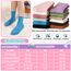 Welwoos Stoppersocken Kinder Baby Mädchen Lustige Socken Antirutschsocken Kinder Anti Rutsch Rutschfeste Geschenk Baumwolle Socken für Kinder Mädchen Kleinkind 12 Paare(Reine Farbe,19-22)