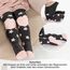 LaLoona Baby Krabbelstrumpfhose mit ABS Sohle - elastische Kinderstrumpfhose mit Anti Rutsch Noppen - OEKO-TEX® Standard 100 geprüft - Sterne/Rosa - 86-92