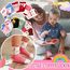 Welwoos Stoppersocken Kinder Baby Mädchen Lustige Socken Antirutschsocken Kinder Anti Rutsch Rutschfeste Geschenk Baumwolle Socken für Kinder Mädchen Kleinkind 12 Paare(Cartoon,19-22)