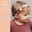 XBFOCNH 3 Stücke Baby Haarband,Blume elastisches Haarband,Weiche Baby Mädchen Stirnbänder,für Neugeborene Kleinkinder Haarschmuck