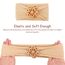 DRESHOW Stirnband Baby Mädchen Dehnbare Nylon Stirnbänder Handgefertigte Blumen Haarband for Neugeborene Kleinkinder Kinder 3 Stück