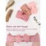 DRESHOW Stirnband Baby Mädchen Dehnbare Nylon Stirnbänder Handgefertigte Schleife Haarband for Neugeborene Kleinkinder Kinder 3 Stück