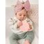 DRESHOW Stirnband Baby Mädchen Dehnbare Nylon Stirnbänder Handgefertigte Schleife Haarband for Neugeborene Kleinkinder Kinder 3 Stück